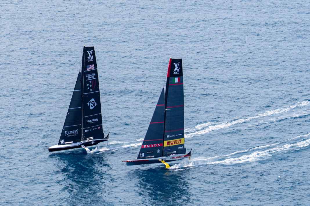 Anche oggi non c'è gara: "Patriot" e "Luna Rossa" a duello