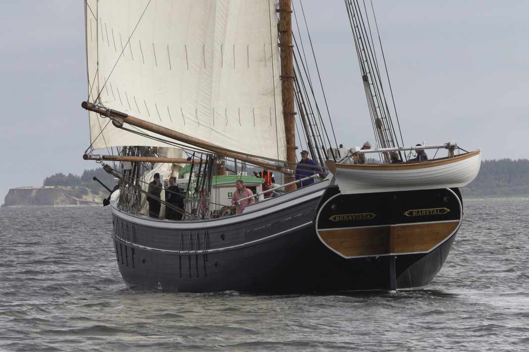 The "Marstal schooner" Bonavista on the move