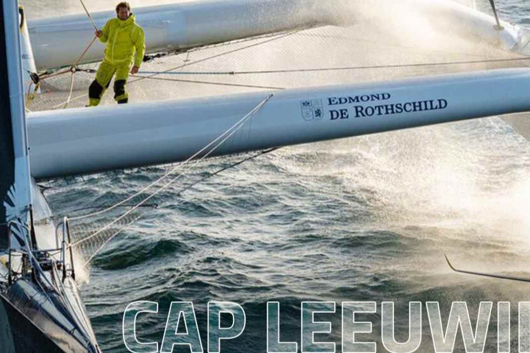 "Maxi Edmond de Rothschild"-Skipper Charles Caudrelier hat das zweite der drei Kaps bei der Solo-Weltumsegelung Arkea Ultim Challenge in Rekordzeit passiert
