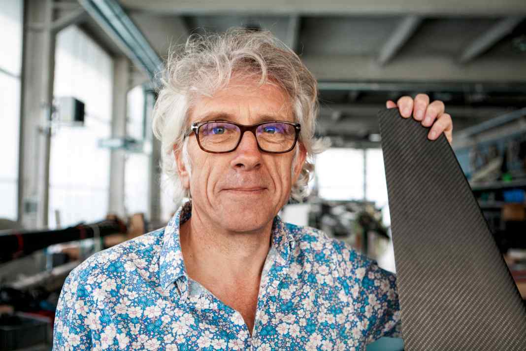 Einer der Köpfe hinter der neuen "Britannia": Der deutsche Physiker und Yachtdesigner Dr. Martin Fischer ist Chef-Designer beim britischen Team