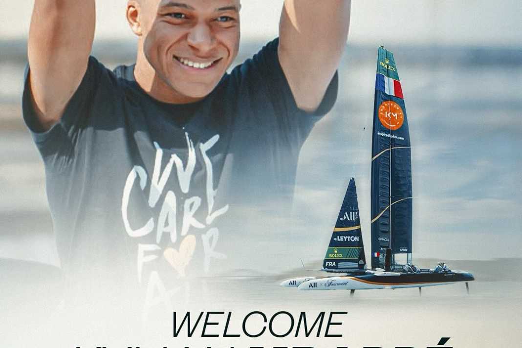 Kylian Mbappé investit dans le SailGP et Team France avec son entreprise et une fondation.