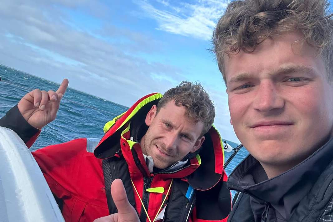 Melwin Fink e Lennart Burke nella Baltic 500.