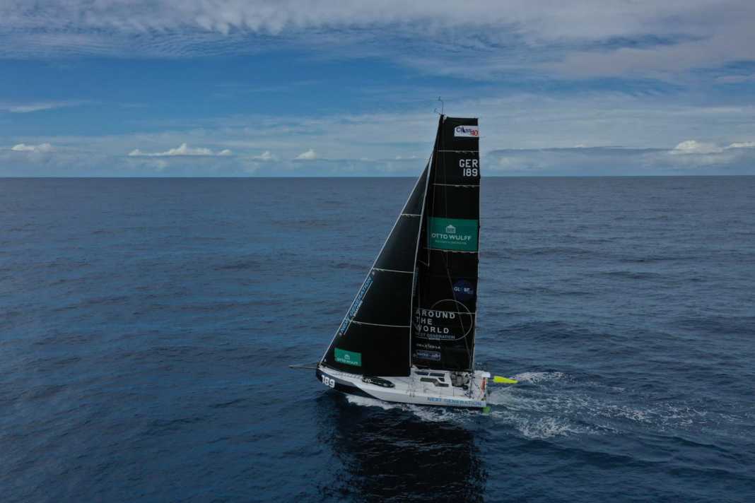 Lennart Burke und Melwin Fink segeln mit ihrer Pogo 40 S4 um die Welt.
