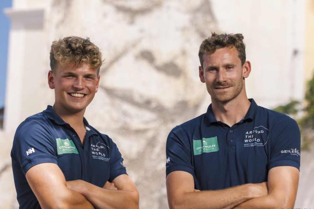 Lennart Burke et Melwin Fink effectuent leur premier tour du monde à bord du Globe40.