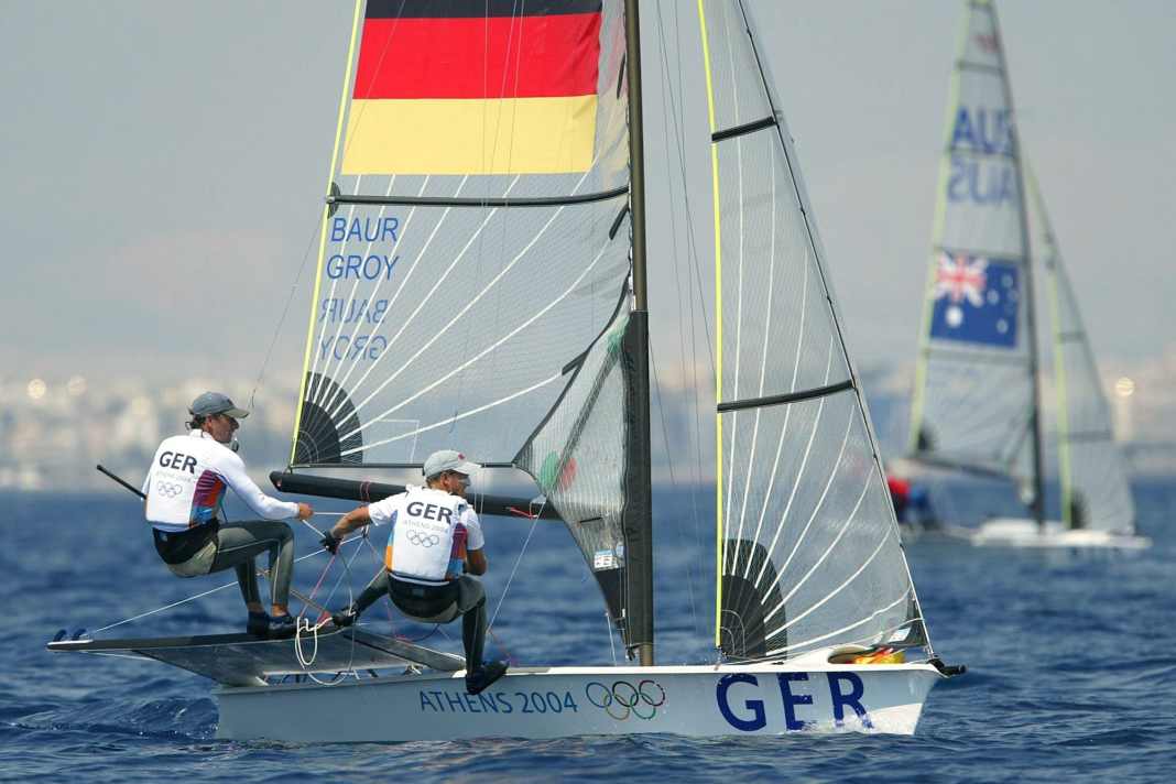 Athen 2004: Marcus Baur und segelte gemeinsam mit Max Groy bei den Olympischen Spiele