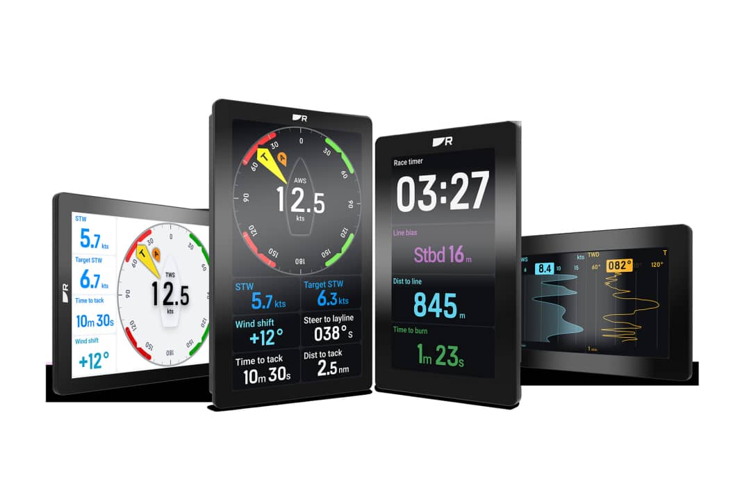 Die neuen Maxianzeigen von Raymarine gibt es in 7 und 9 Zoll Größe, sie sind mit einem matten Touchscreen ausgerüstet