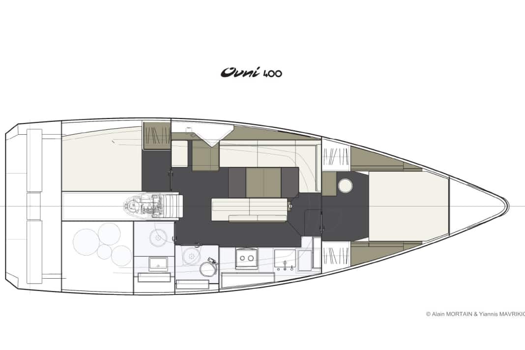 Ovni 400. versione con due cabine e bagno