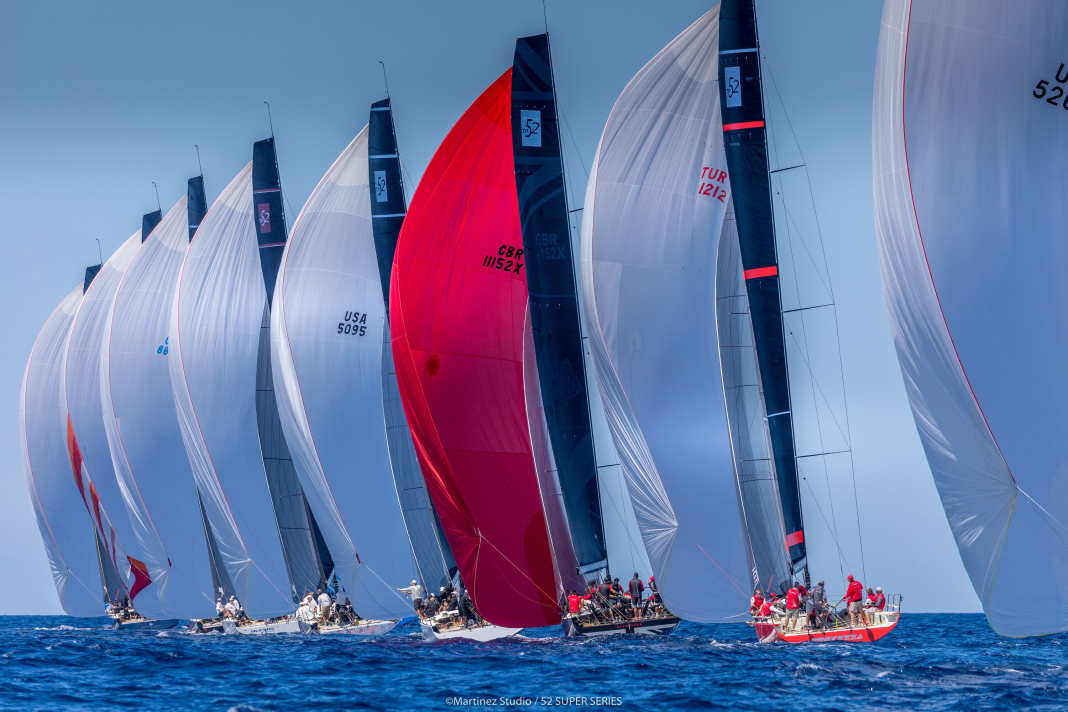 Impressions of the TP52 Super Series off Menorca