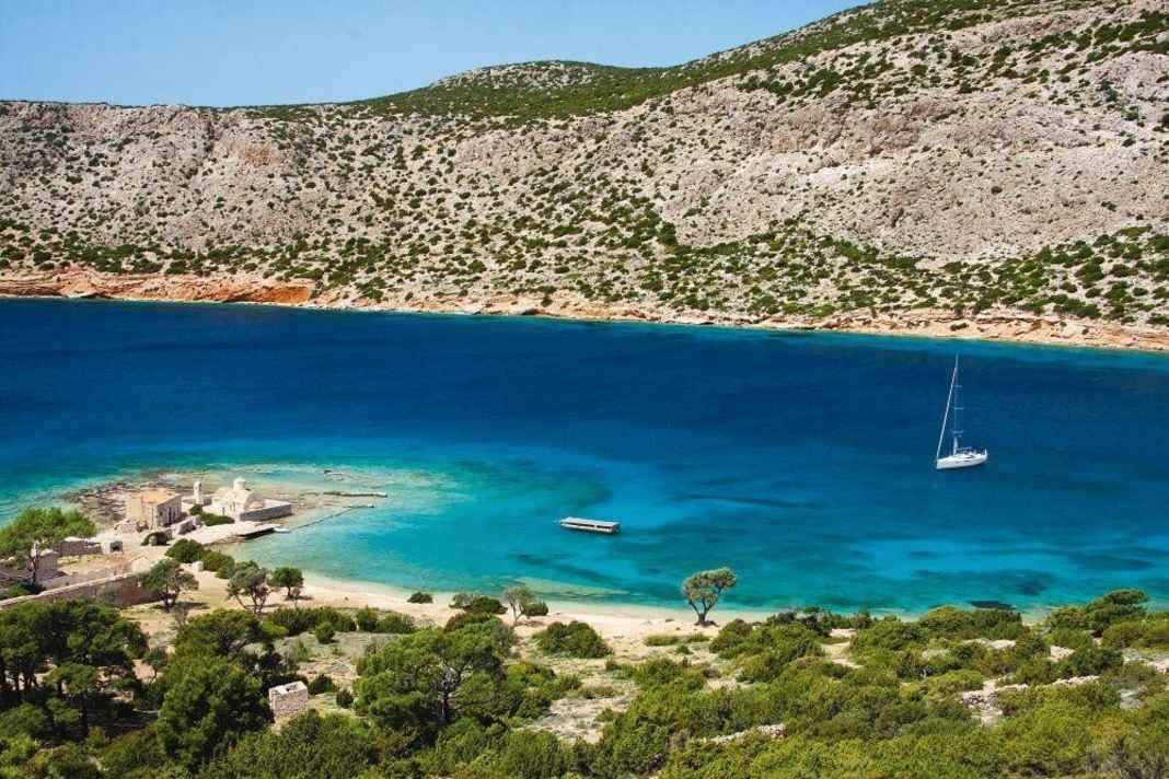 Top spot de mouillage : Alimia, petite île à la pointe ouest de Rhodes