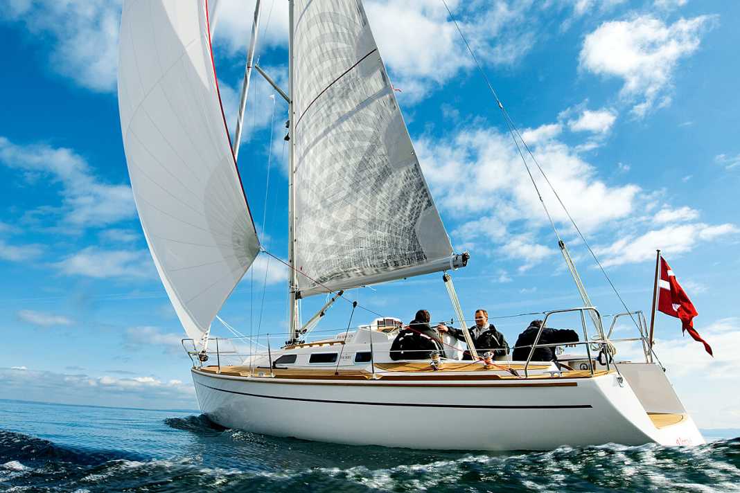 Yacht de croisière du Danemark