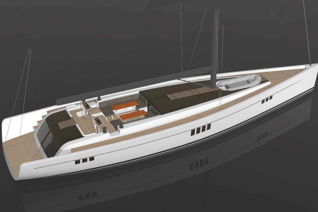As usual with Hanse: elongated lines, modern look, high freeboard