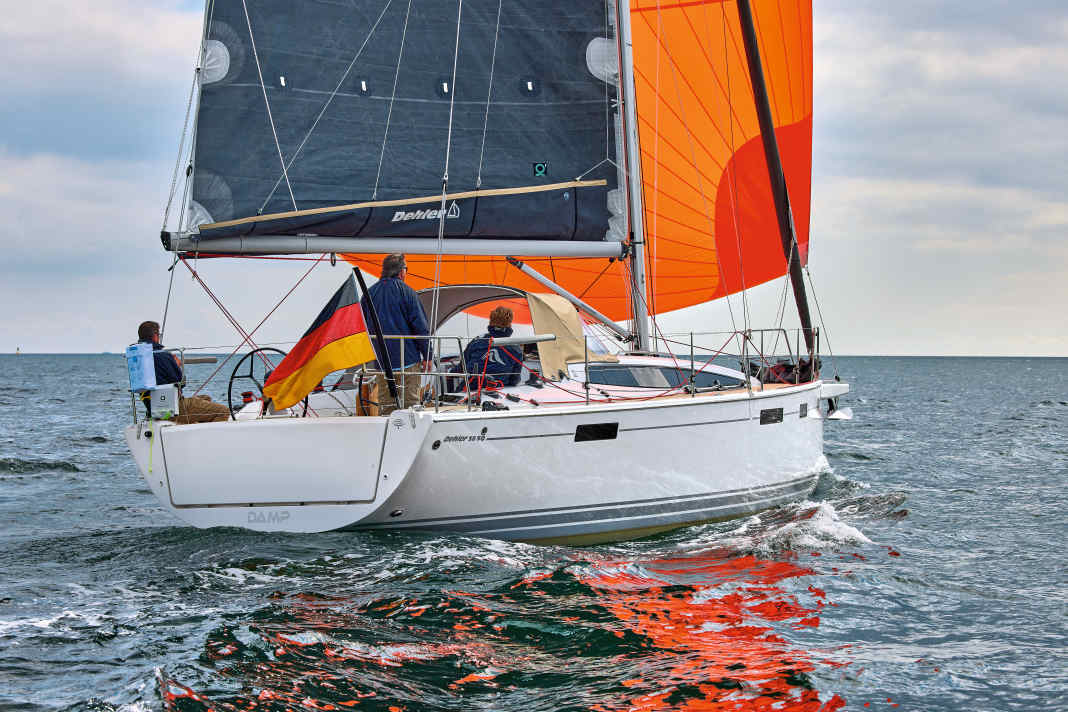 Large hull windows and a fixed bowsprit are among the new features