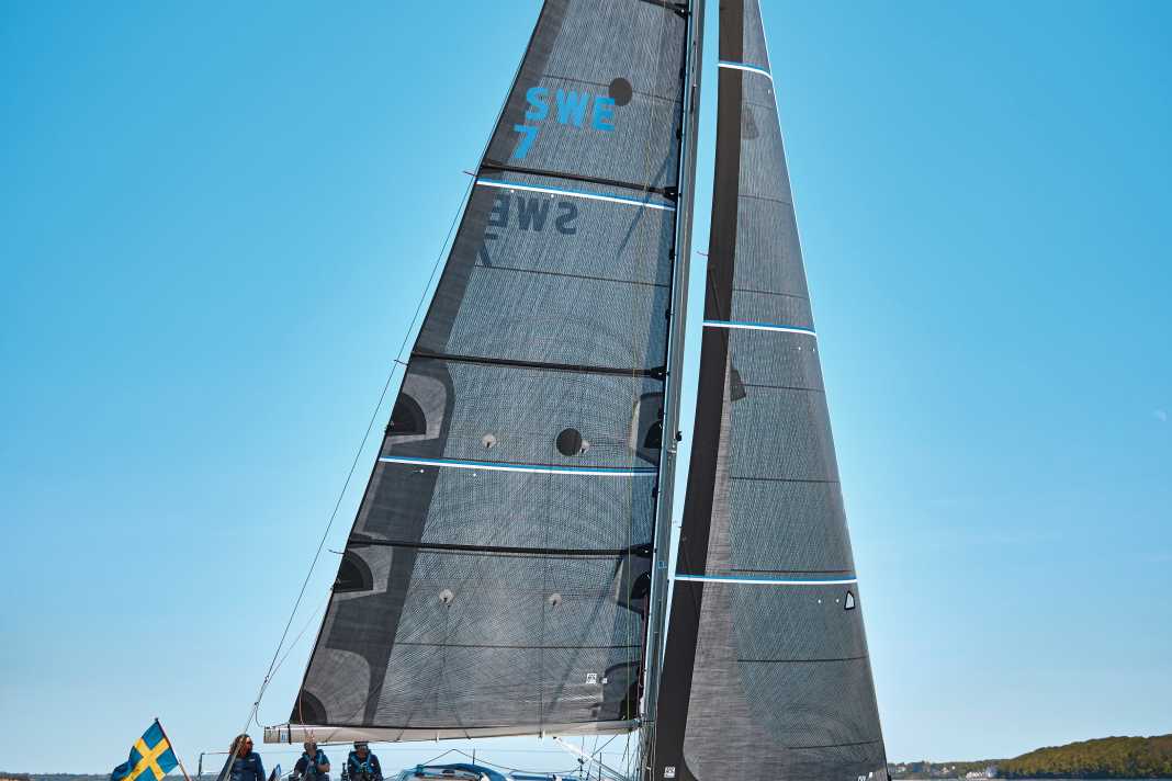 Arcona 385 It has the highest rig in comparison and therefore also more sail area