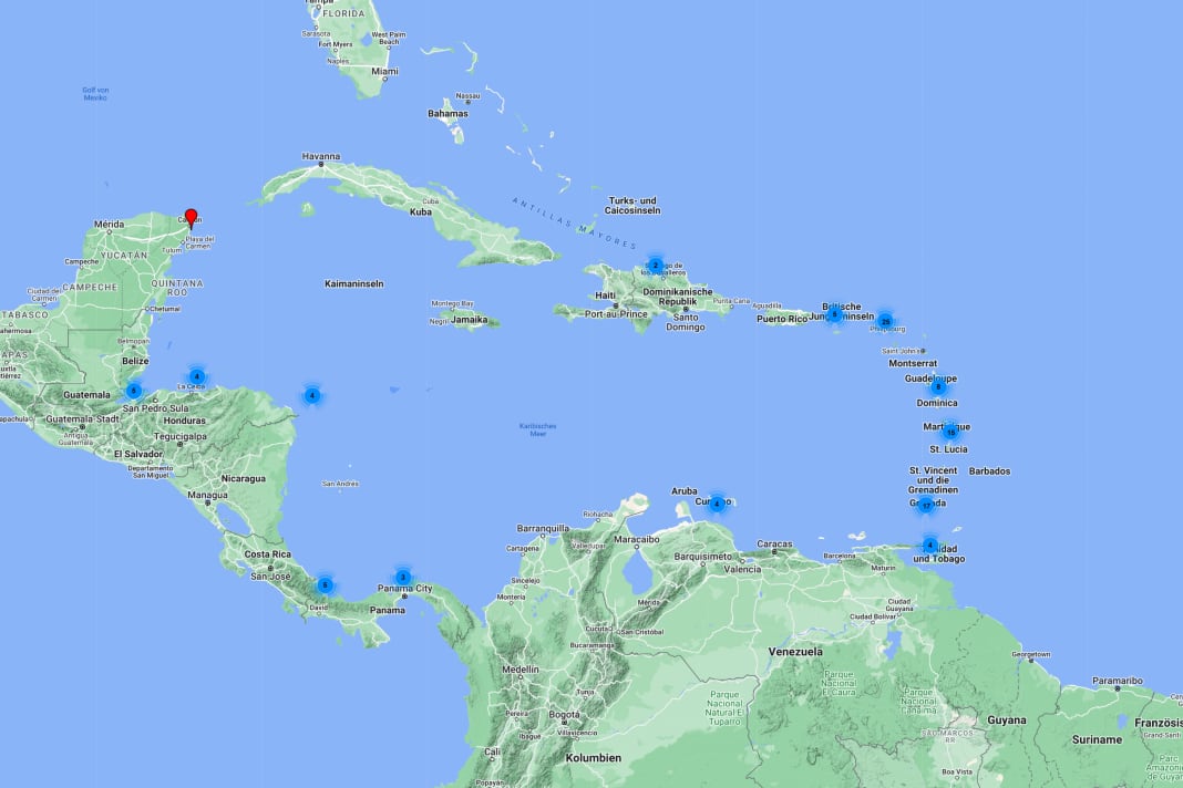 The map shows all reported incidents from 2021 (total registered incidents: 102)