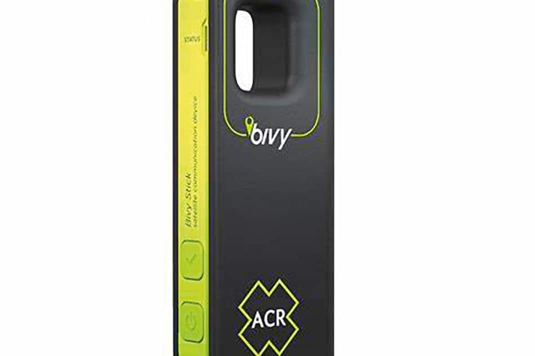 ACR Bivy Stick, Iridium, 370 Euro: Text-Nachrichten über das Smartphone senden und empfangen, SOS-Meldungen und Tracking. Monatliche Abos ab 18 Euro
