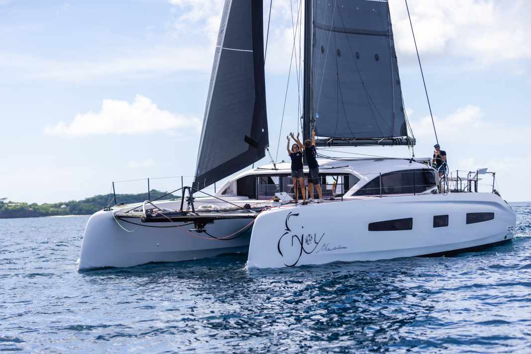 First ARC+ ship to cross the finish line: "Enjoy the Silence"