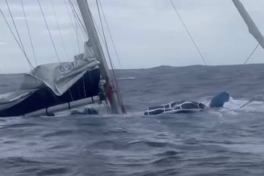 Die Arcona 460 "IdaLina" sank nach einem Schaden am Ruderschaft in den Pazifik