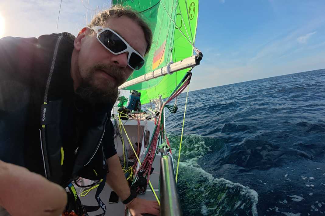 It was the first time that Christian Sauer had crossed the Atlantic.
