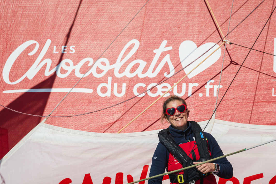 Sam Davies est la "dame de cœur" du Vendée Globe