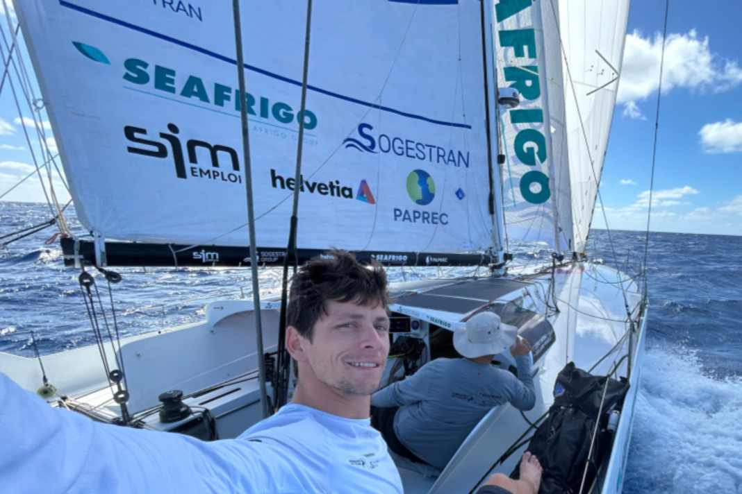 Sie zählen zu den Top-Booten der Class40-Südgruppe im Transat Café L'Or: Guillaume Pirouelle und Cédric Chateau.