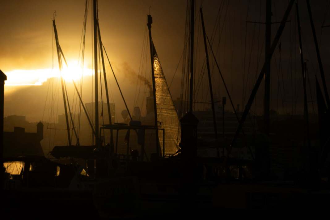 La flotte de Class40 lors de l'escale à La Corogne.