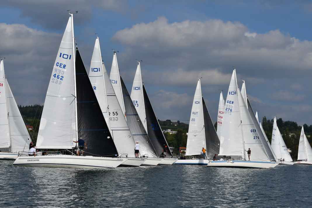 20 Aphrodite-Yachten kam per Sternfahrt in Immenstadt zusammen