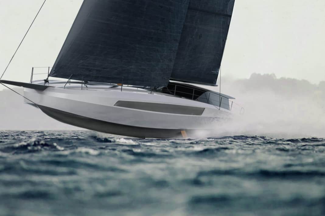Touring sailing in high-speed mode. Speeds of well over 20 knots should be possible at full speed