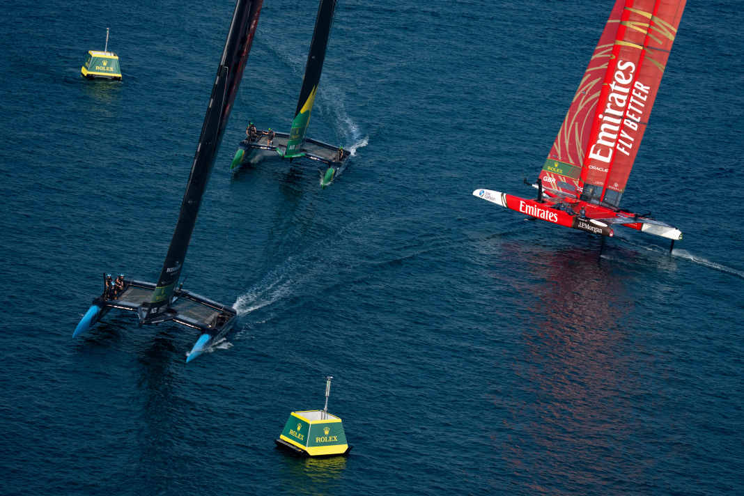 The drone view of the grand finale in Abu Dhabi.
