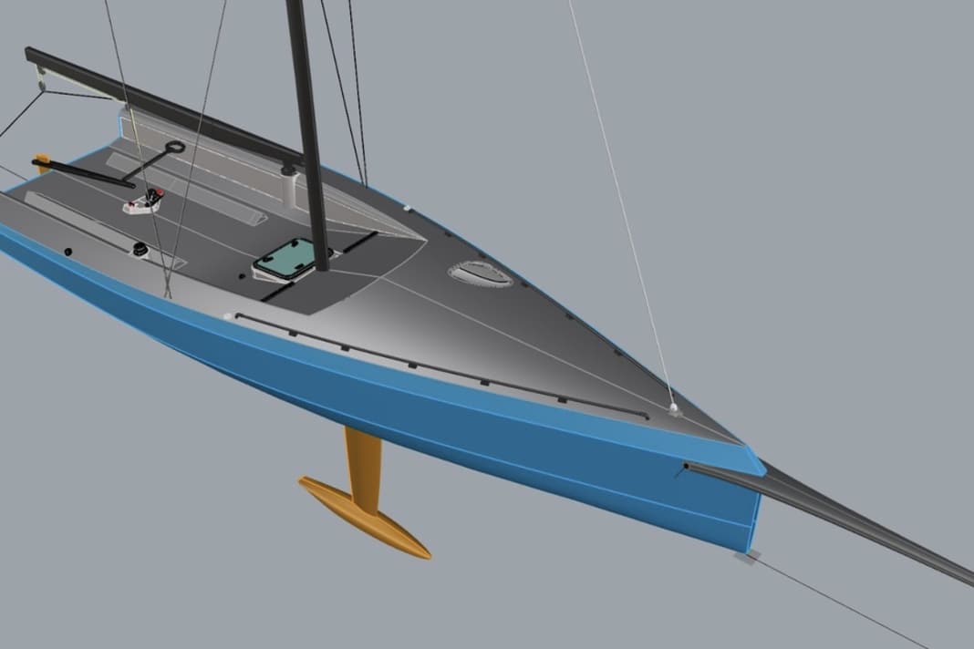 Tipica barca sportiva. Pozzetto aperto con pavimento alto, layout semplice, timone a barra.