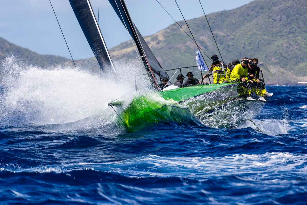 Regattasegeln in Perfektion: Dieses Bild entstand während dem diesjährigen RORC Caribbean 600