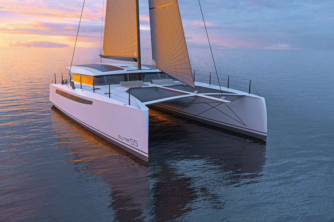 Made entirely of carbon fibre: the Cure 55