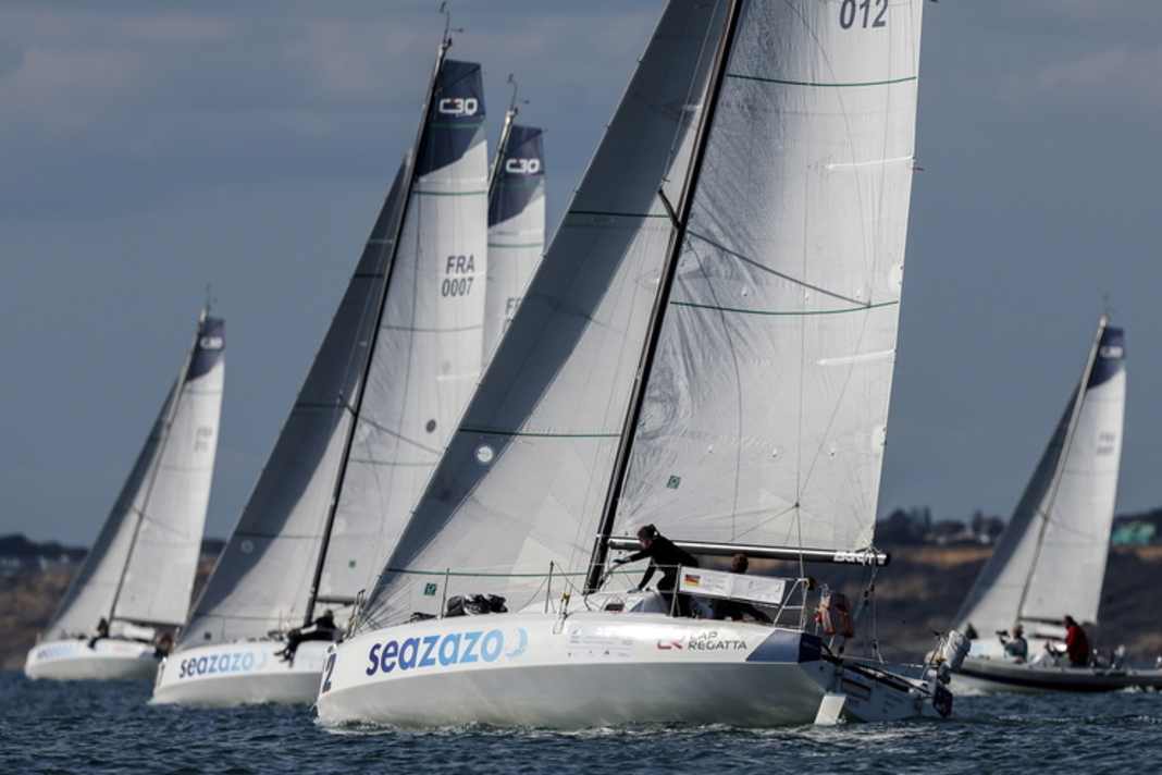 Coincidence in the draw: Lina Rixgens and Sverre Reinke competed in both their qualifying race and the final with boat number 12.
