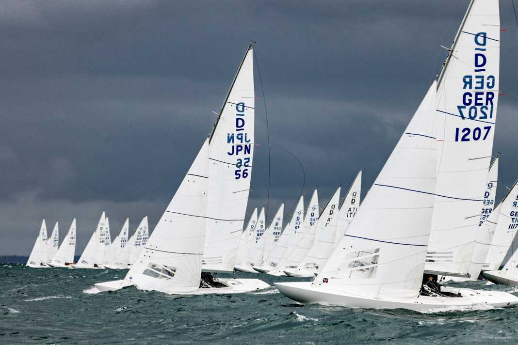 The kites had to overcome strong gust fronts on the Baltic Sea