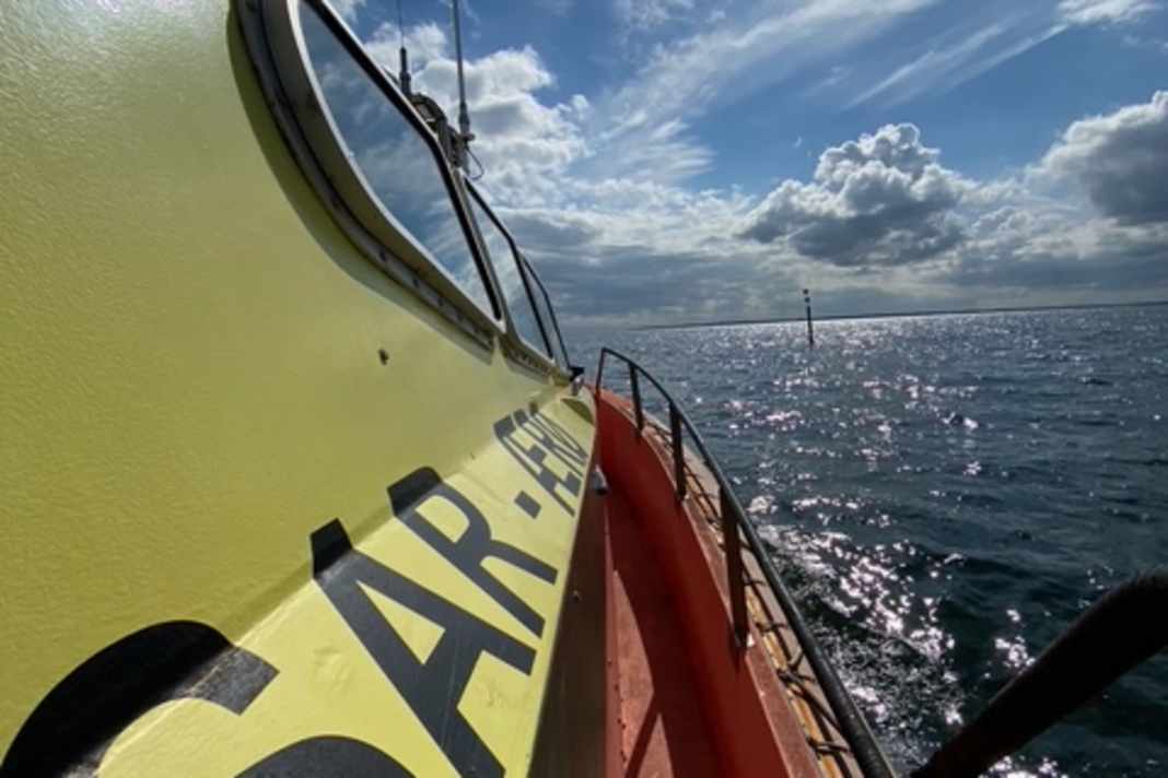 Das Rettungsboot Erria der SAR Ærø im Einsatz