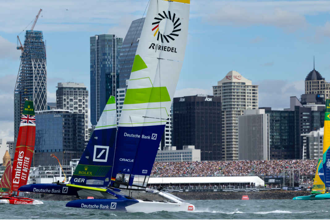 Hier ging es beim zweiten SailGP-Event der fünften Saison in Auckland zur Sache.