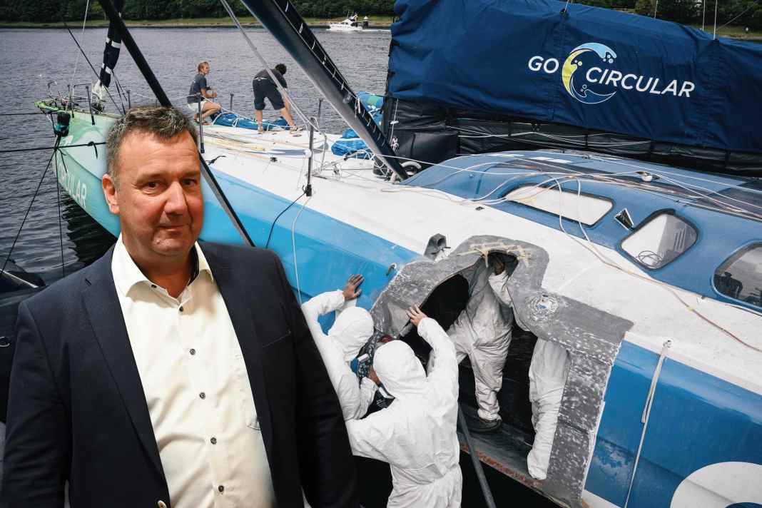 Steffen Müller, Knierim-Geschäftsführer, gab bei einem Vortrag in Kiel Einblicke in die Tage nach dem Holcim-Crash.