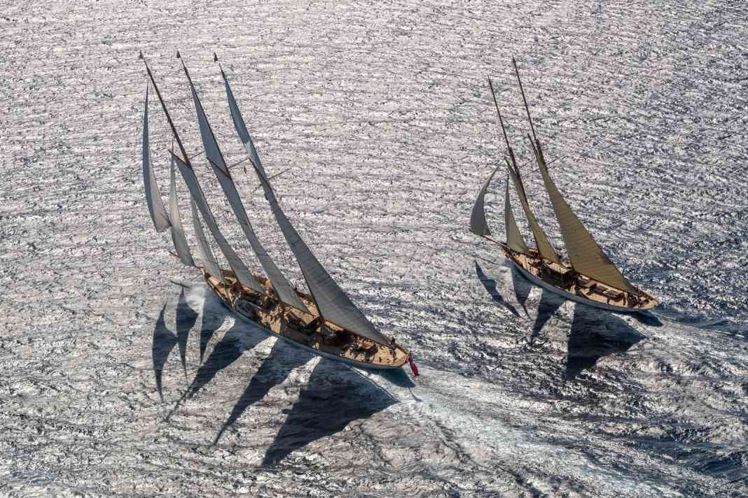 An Szenen wie dieser kann man sich bei der Les Voiles de Saint-Tropez sattsehen