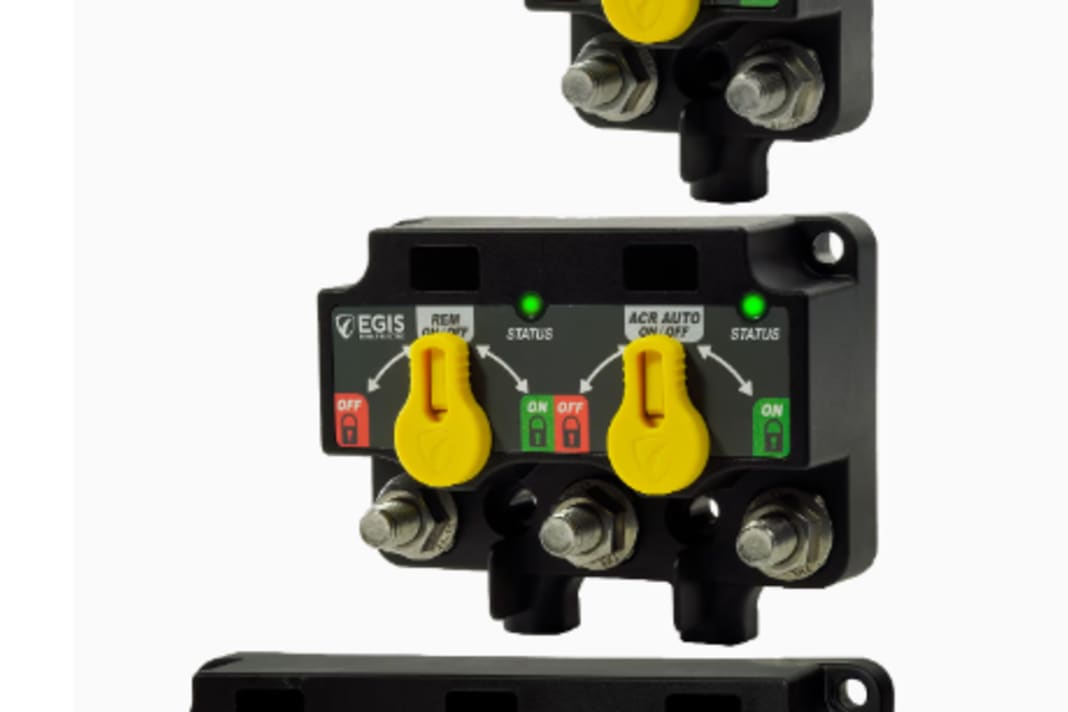 XD-Series von Egis Mobile: Per NMEA kontrollier- und fernbedienbare Hauptschalter
