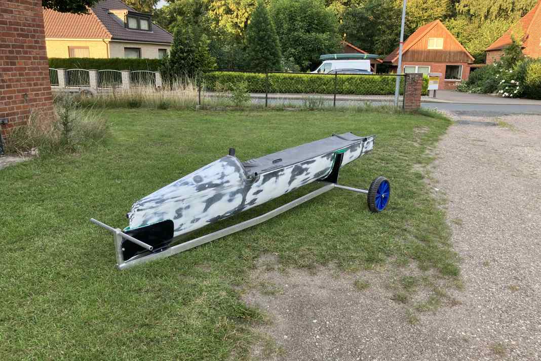 More rocket than boat: how the moth reached its new home on Lake Ratzeburg