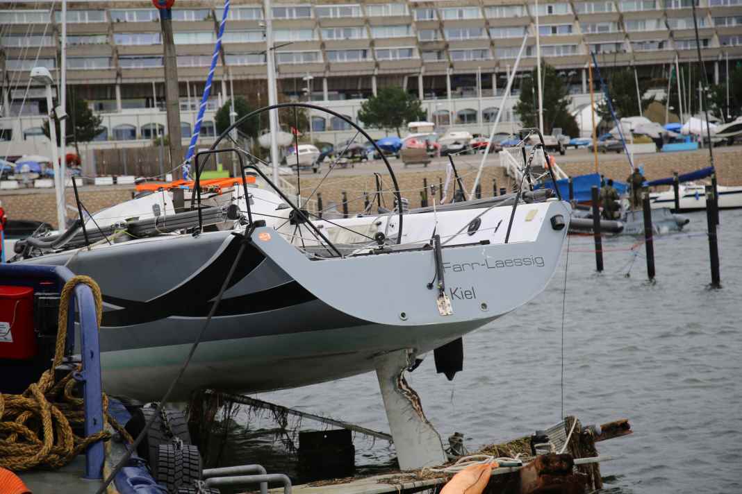 The Farr 40 can be lifted