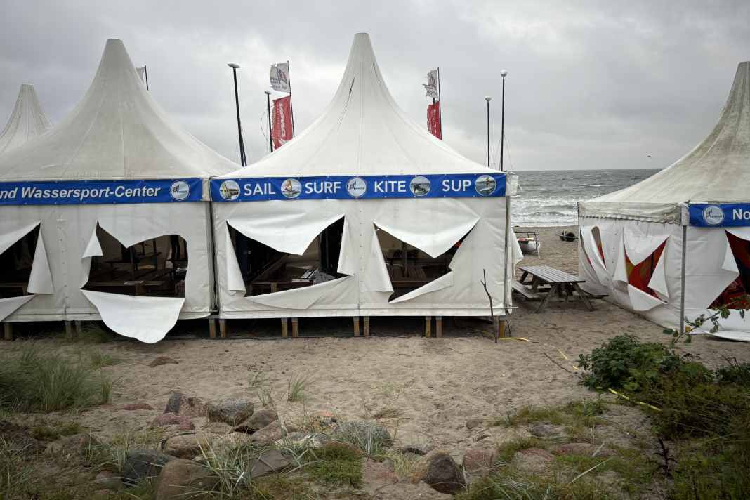 Die Stationen von Nordwind Wassersport in Surendorf und Schubystrand wurden Opfer gezielter Zerstörung