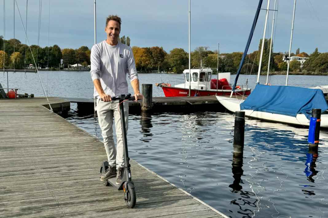 Electric scooters are ideal for short country trips.