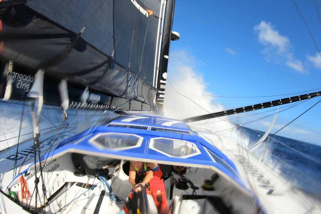 Pip Hare machte unterwegs ordentlich Speed – das Schiff blieb heil