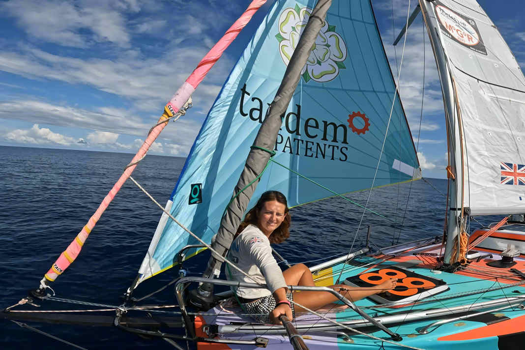 Jasmine Harrison genießt die ruhigen Tage auf dem Pazifik.