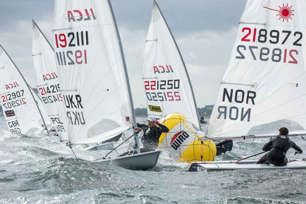 A strong international field is expected in the various classes, such as here for the Ilca Europa Cup.