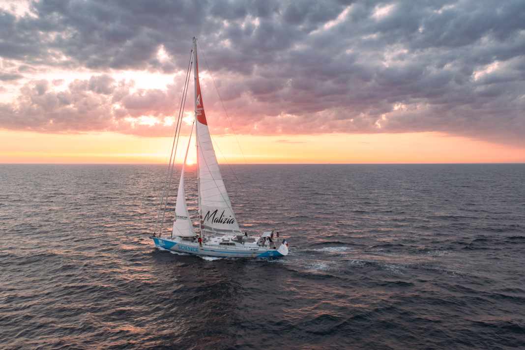 Team Malizias neues Forschungsschiff "Malizia Explorer" wurde gerade in Monaco getauft.