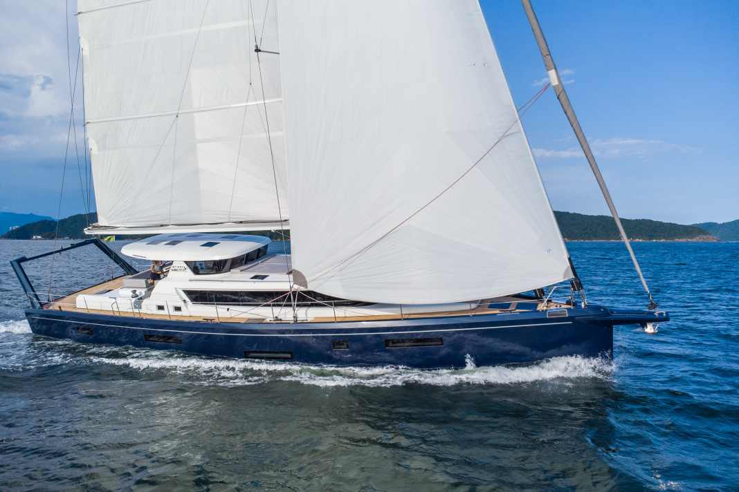 The 20.80 metre long Global Exp 68 is being built in Brazil by MCP.
