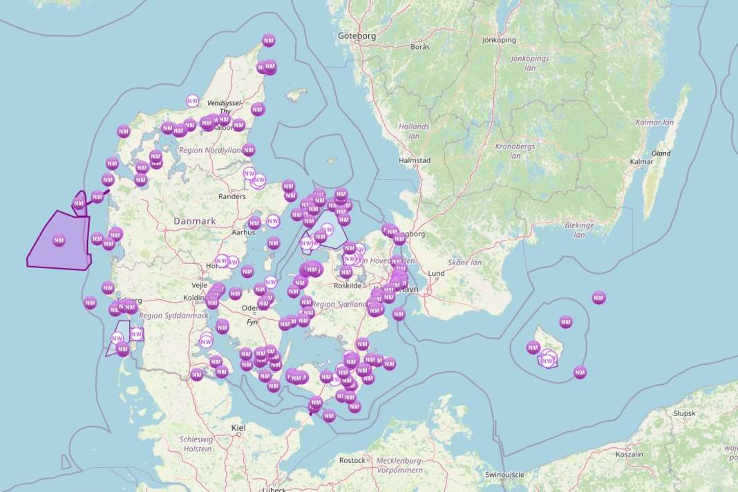All current warnings can be found on a map.