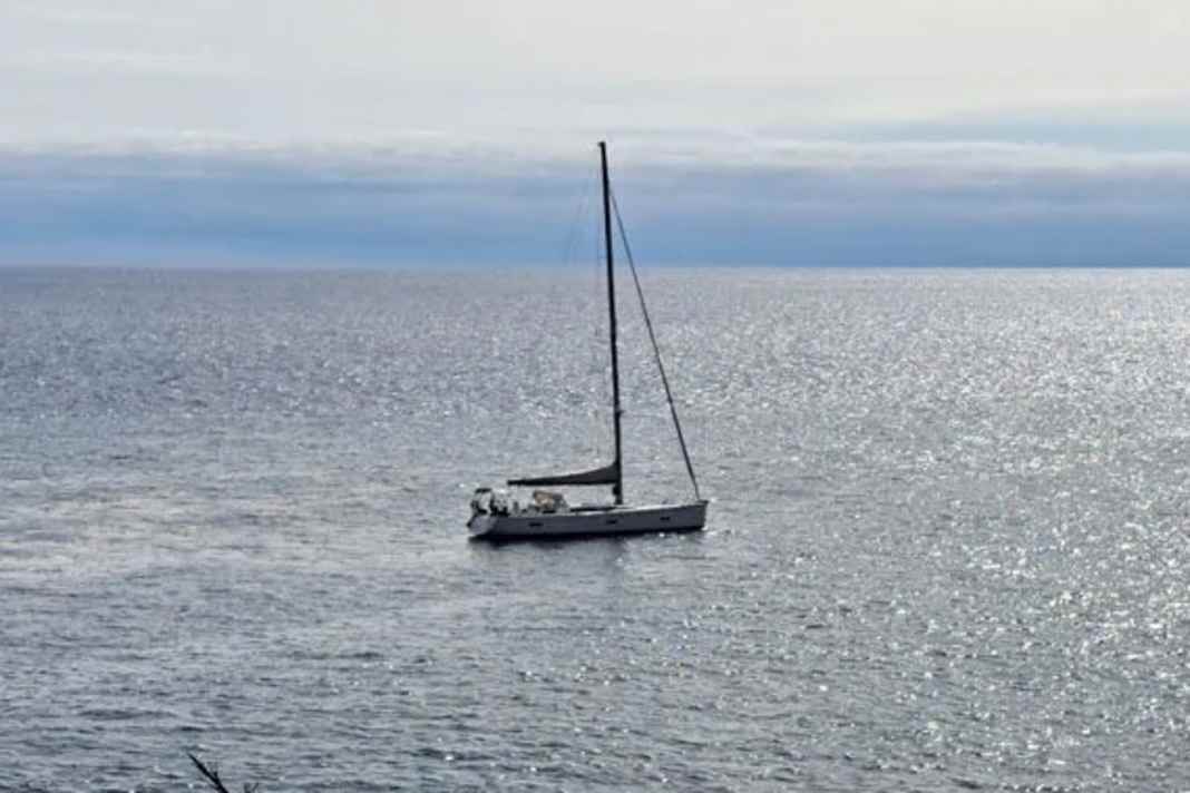 This Grand Soleil 54 sank after colliding with a drifting object in the stormy South Atlantic
