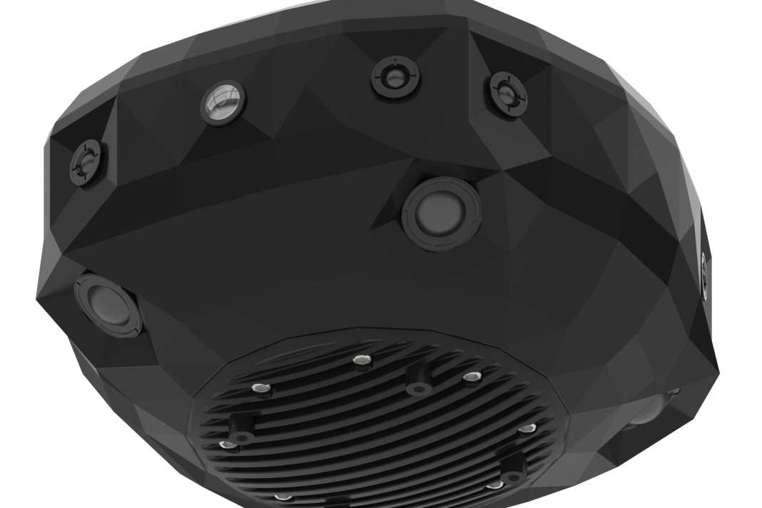 ​Panoblu IR: Das Carbongehäuse enthält 14 HD-Kameras, 12 davon mit Infrarottechnik.